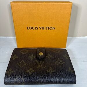 LOUIS VUITTON Monogram Viennois Bifold Wallet WITH BOX